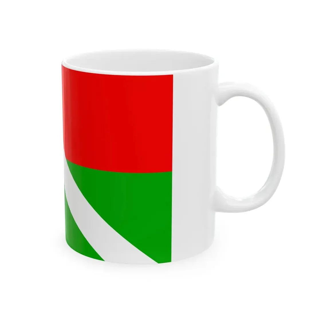 Praha-Kralovice flag (Czech Republic) White Coffee Mug - Go Mug Yourself