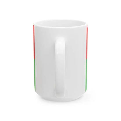 Praha-Kralovice flag (Czech Republic) White Coffee Mug - Go Mug Yourself