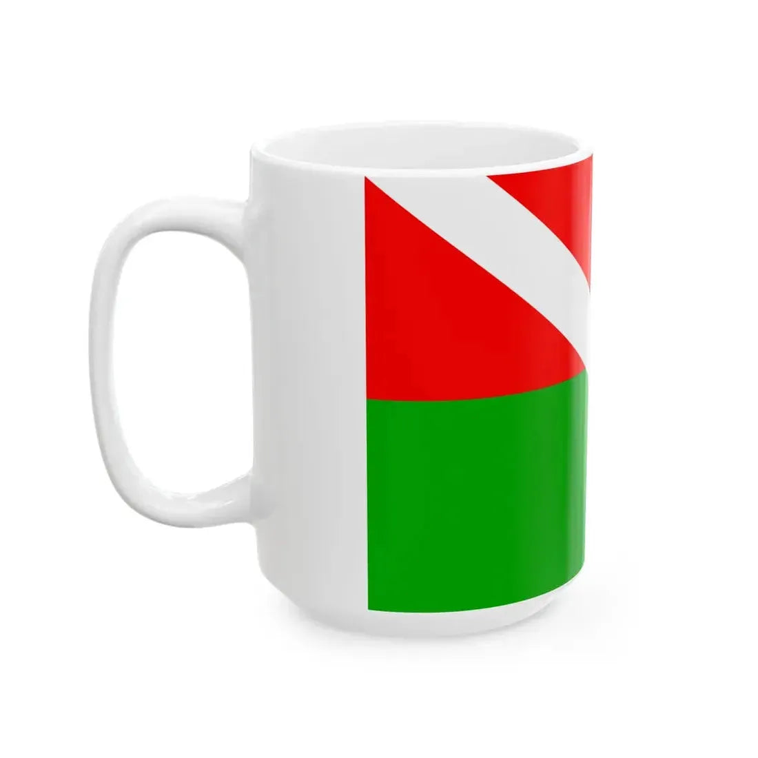 Praha-Kralovice flag (Czech Republic) White Coffee Mug - Go Mug Yourself