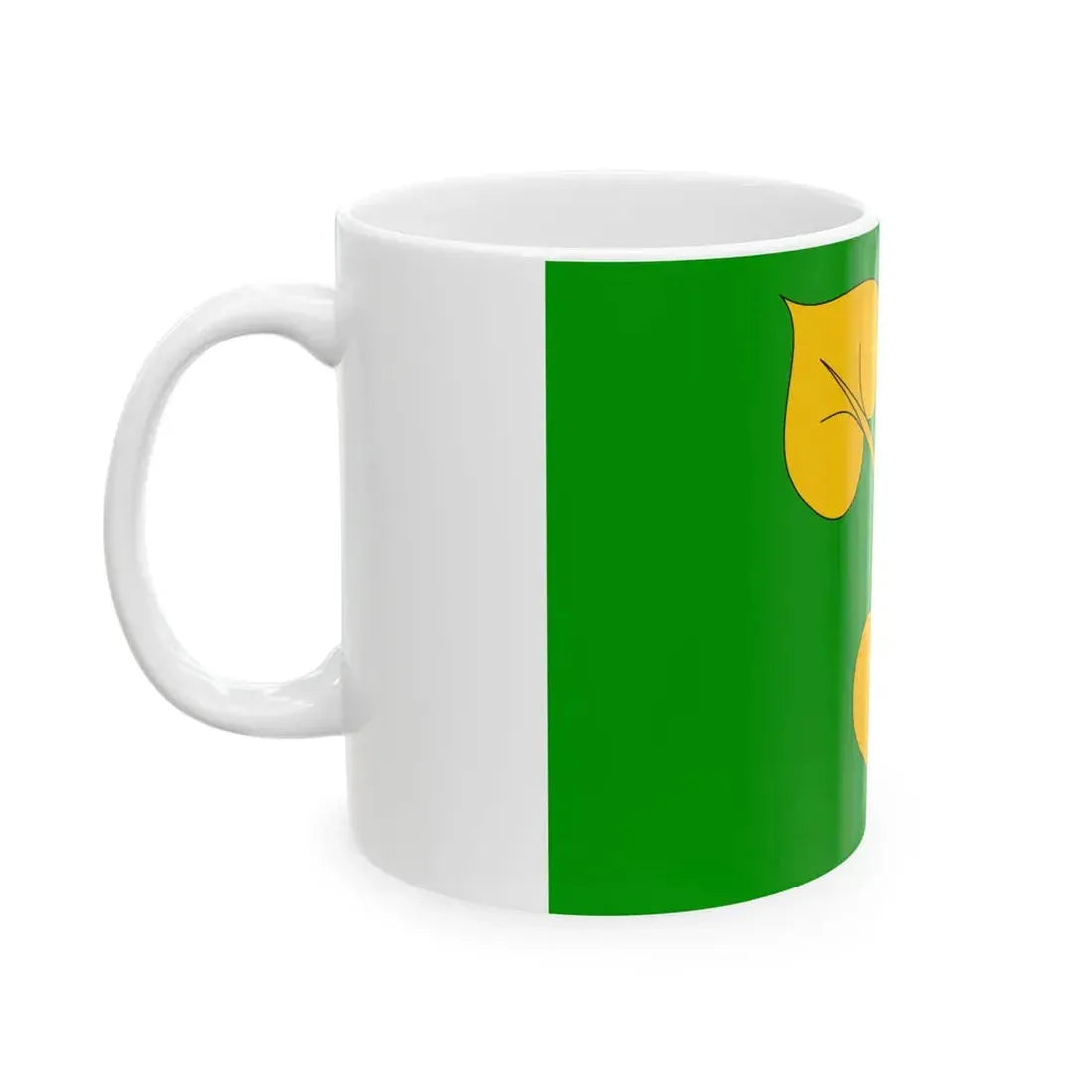 Praha-Kreslice flag (Czech Republic) White Coffee Mug - Go Mug Yourself