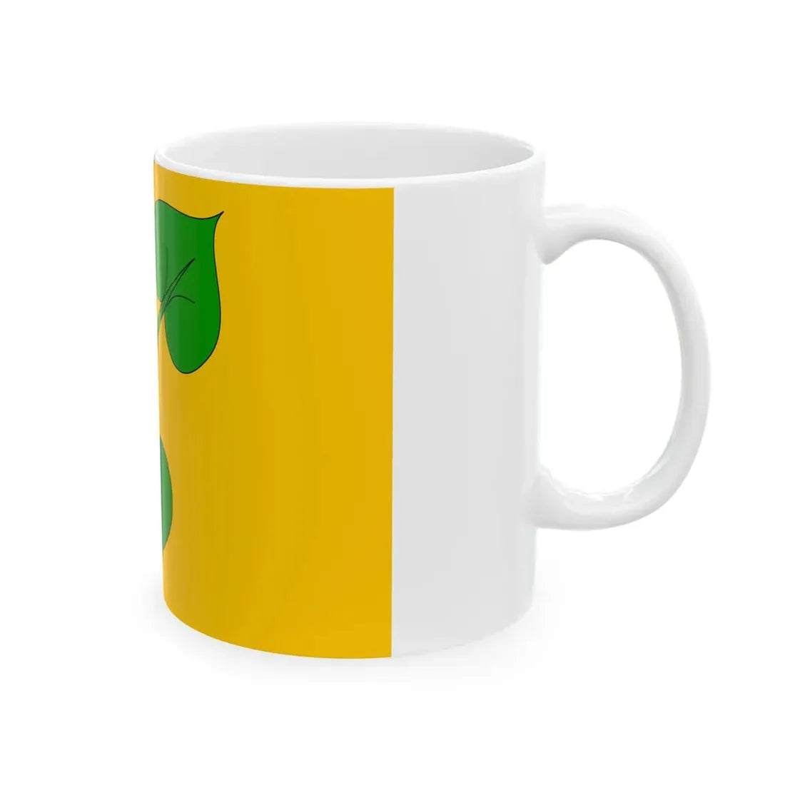 Praha-Kreslice flag (Czech Republic) White Coffee Mug - Go Mug Yourself