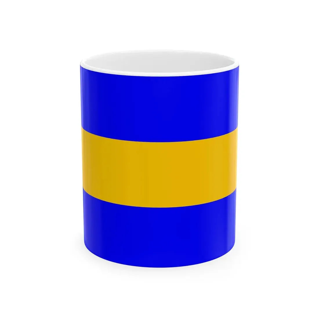 Praha-Kunratice flag (Czech Republic) White Coffee Mug 11oz - Go Mug Yourself