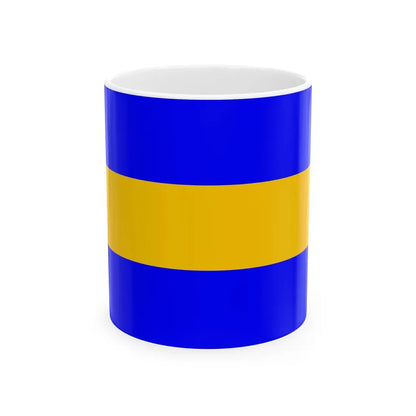 Praha-Kunratice flag (Czech Republic) White Coffee Mug 11oz - Go Mug Yourself