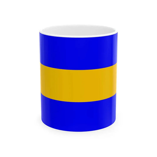 Praha-Kunratice flag (Czech Republic) White Coffee Mug 11oz - Go Mug Yourself