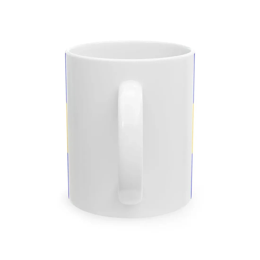 Praha-Kunratice flag (Czech Republic) White Coffee Mug - Go Mug Yourself
