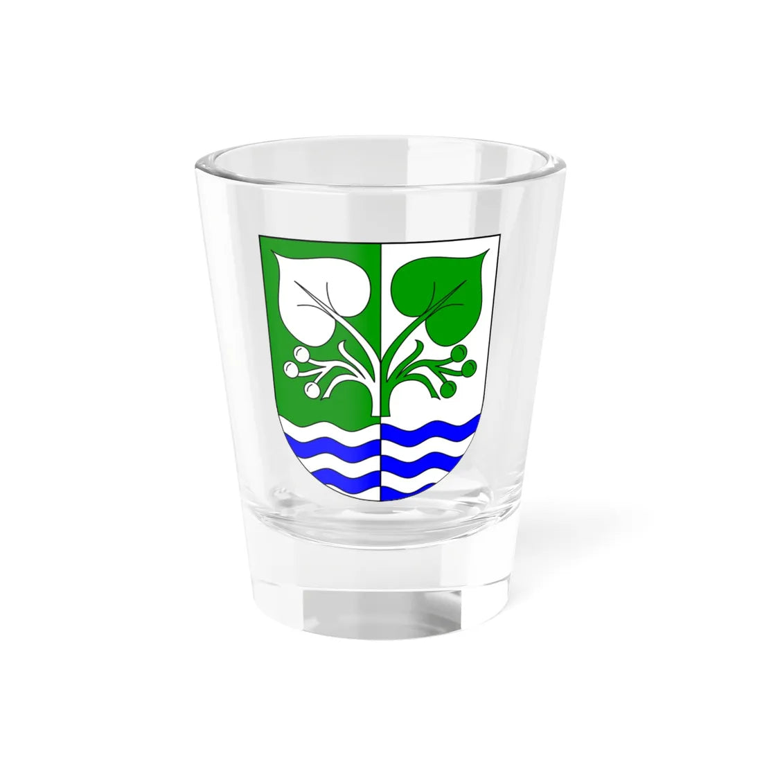 Praha-Lipence CoA (Czech Republic) (Coat of Arms) Shot Glass 1.5oz 1.5oz - Go Mug Yourself
