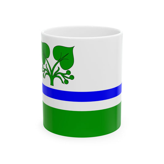 Praha-Lipence flag (Czech Republic) White Coffee Mug-11oz-Go Mug Yourself