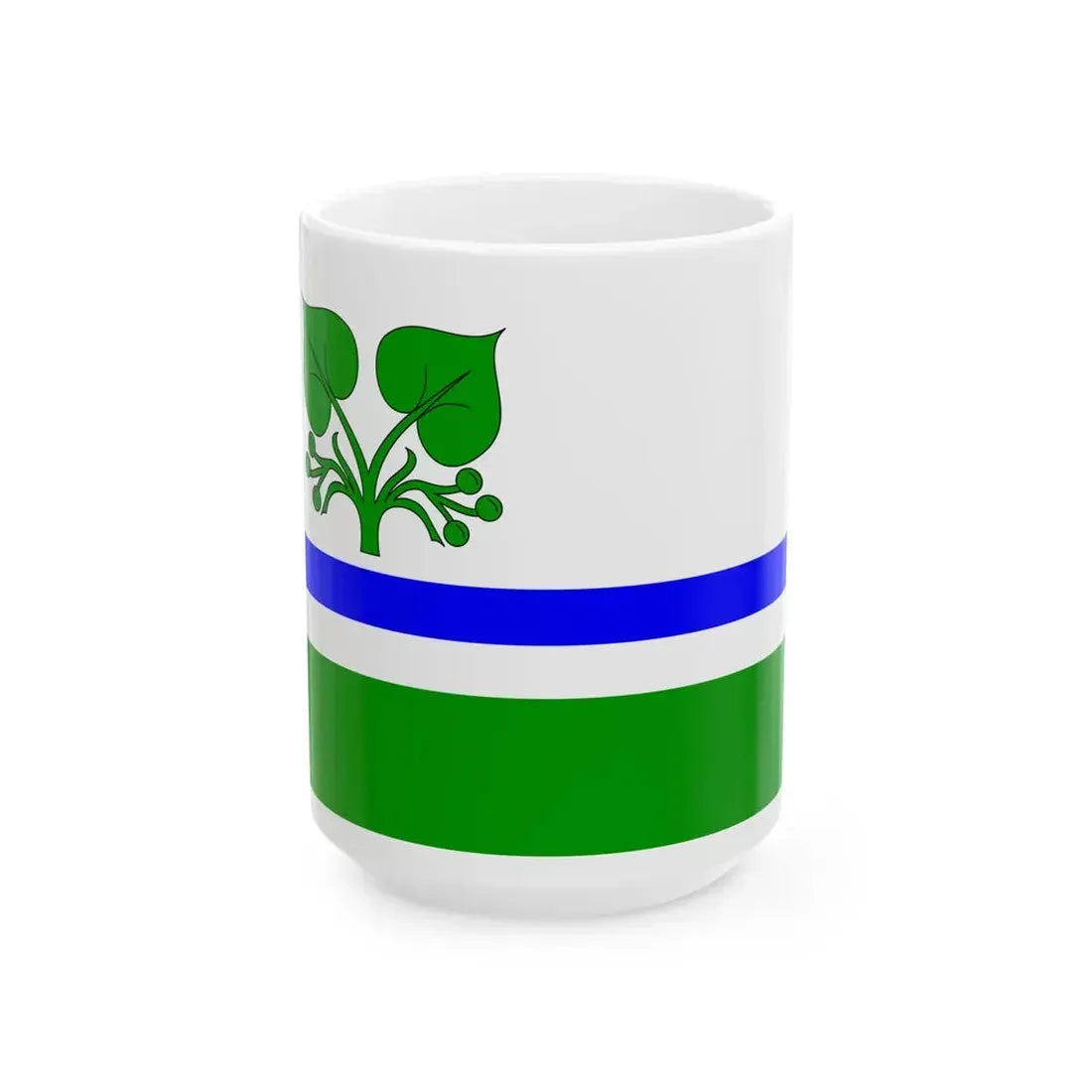 Praha-Lipence flag (Czech Republic) White Coffee Mug 15oz - Go Mug Yourself