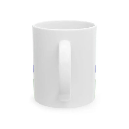 Praha-Lipence flag (Czech Republic) White Coffee Mug - Go Mug Yourself