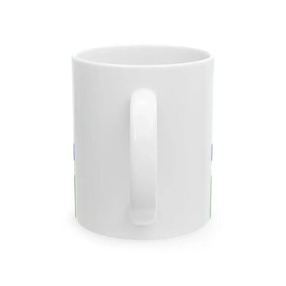 Praha-Lipence flag (Czech Republic) White Coffee Mug - Go Mug Yourself