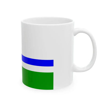 Praha-Lipence flag (Czech Republic) White Coffee Mug - Go Mug Yourself