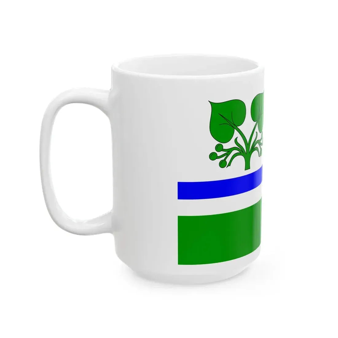 Praha-Lipence flag (Czech Republic) White Coffee Mug - Go Mug Yourself