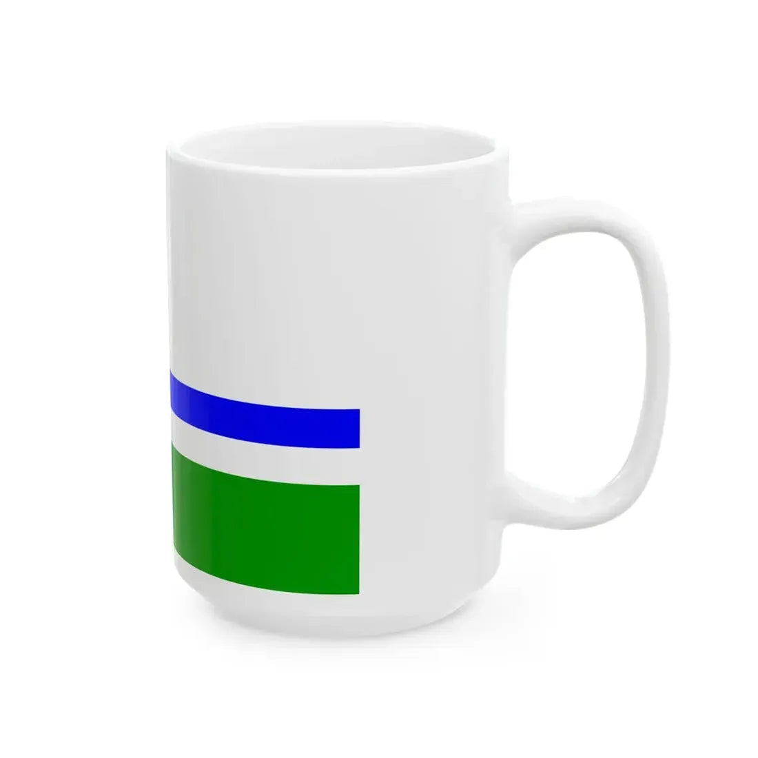 Praha-Lipence flag (Czech Republic) White Coffee Mug - Go Mug Yourself