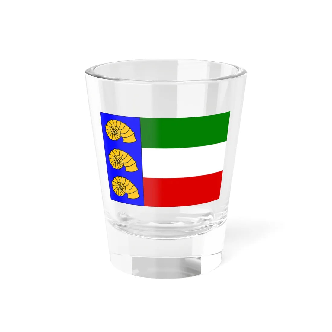 Praha-Lochkov flag (Czech Republic) Shot Glass 1.5oz 1.5oz - Go Mug Yourself