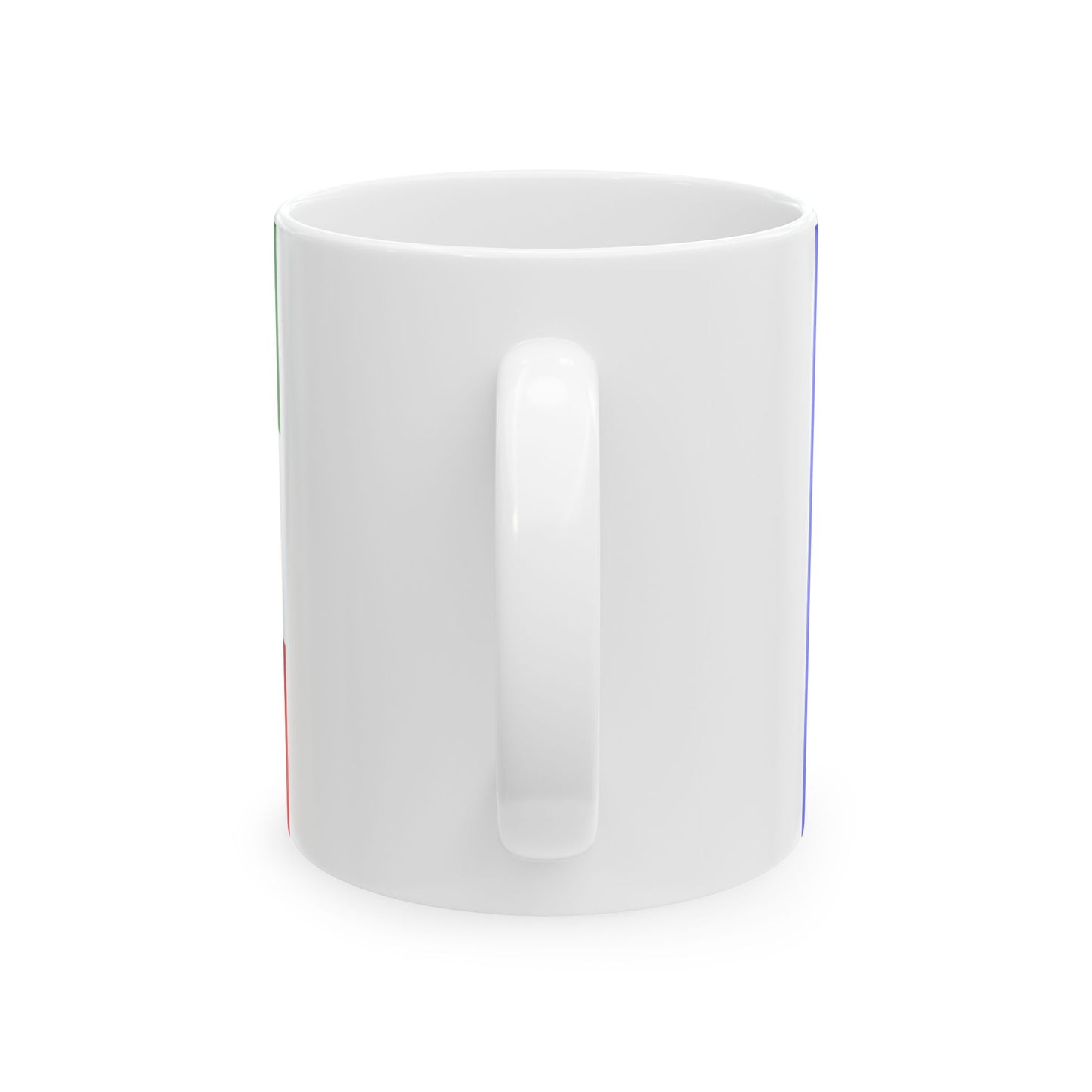 Praha-Lochkov flag (Czech Republic) White Coffee Mug-Go Mug Yourself