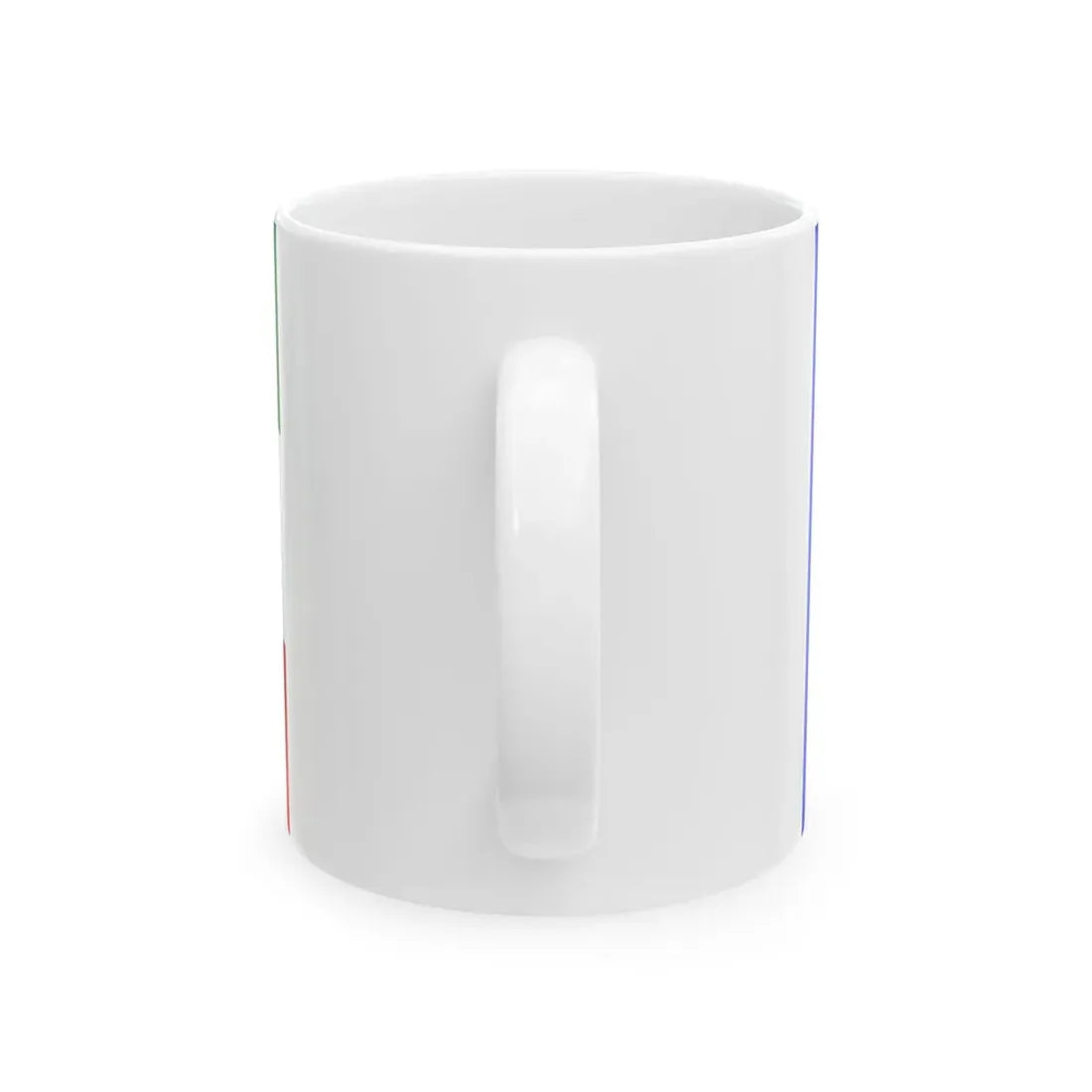 Praha-Lochkov flag (Czech Republic) White Coffee Mug - Go Mug Yourself