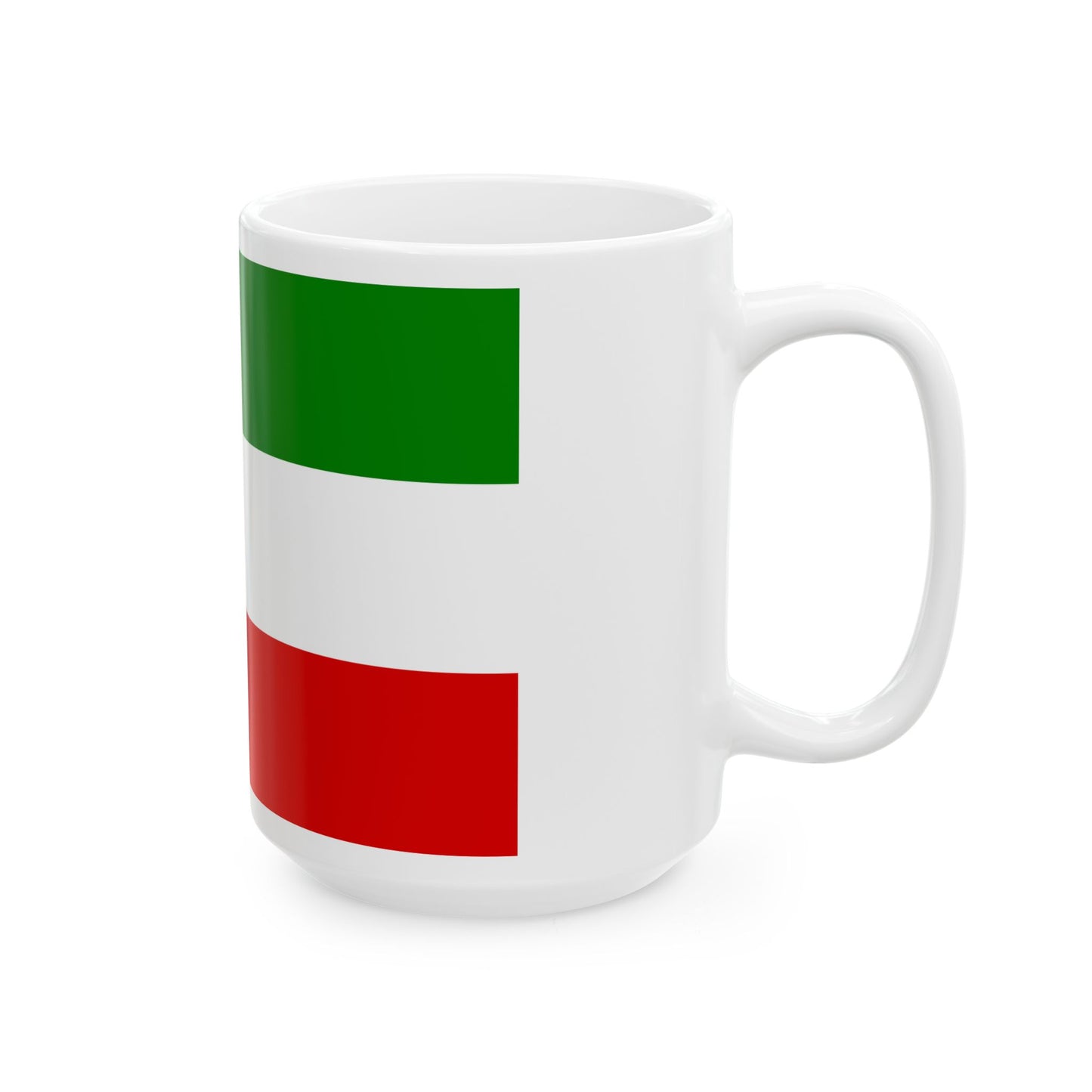 Praha-Lochkov flag (Czech Republic) White Coffee Mug-Go Mug Yourself