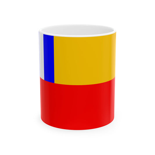 Praha-Sterboholy flag (Czech Republic) White Coffee Mug-11oz-Go Mug Yourself