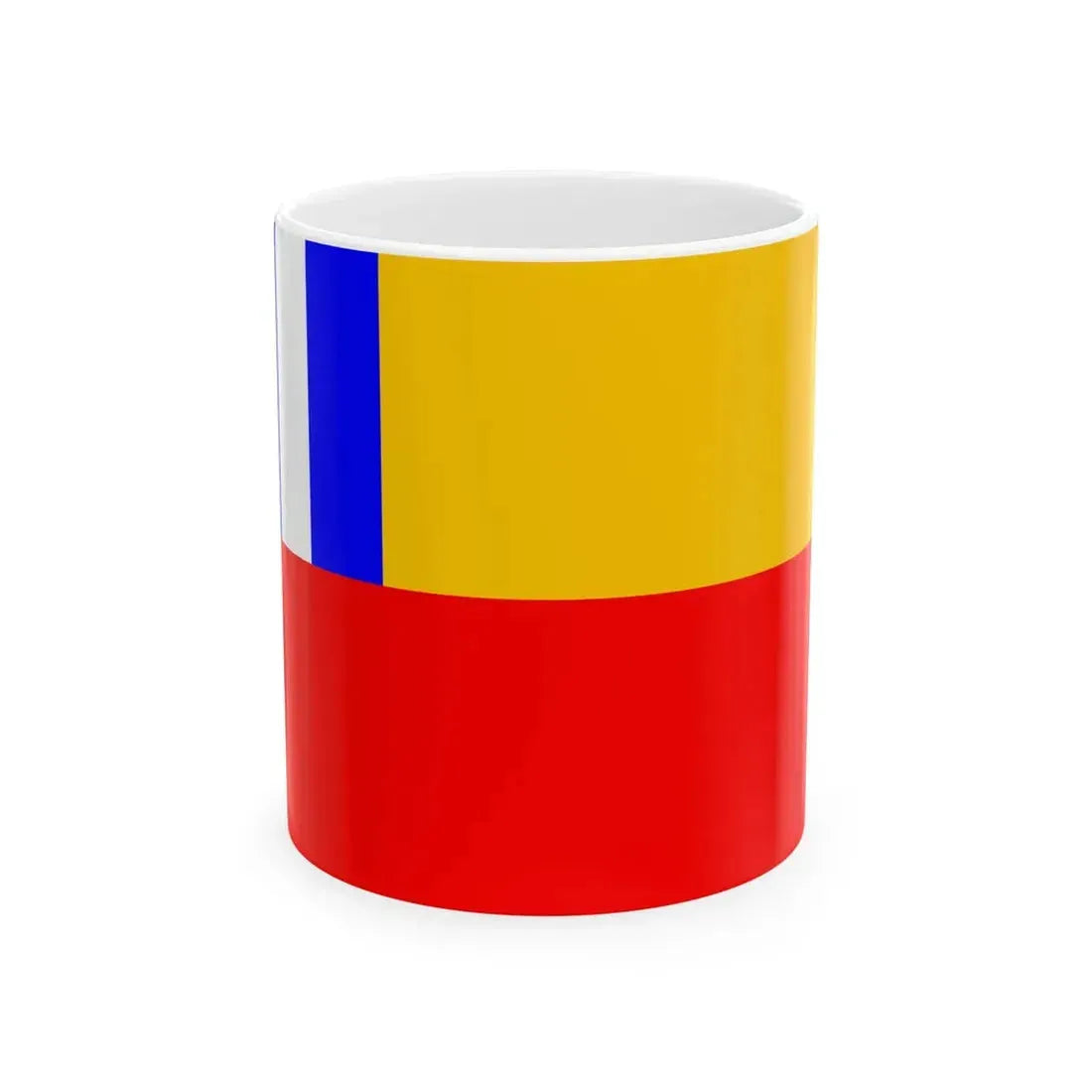 Praha-Sterboholy flag (Czech Republic) White Coffee Mug 11oz - Go Mug Yourself