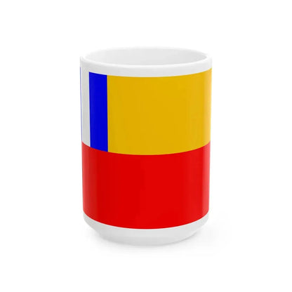Praha-Sterboholy flag (Czech Republic) White Coffee Mug 15oz - Go Mug Yourself