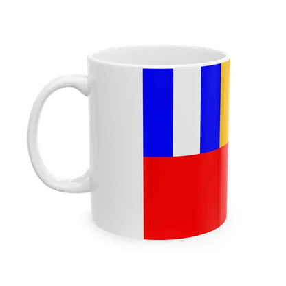 Praha-Sterboholy flag (Czech Republic) White Coffee Mug - Go Mug Yourself