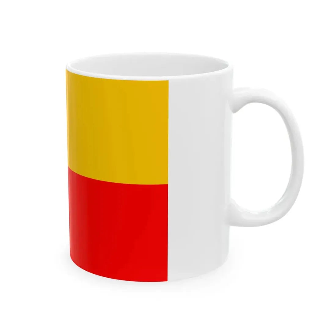 Praha-Sterboholy flag (Czech Republic) White Coffee Mug - Go Mug Yourself