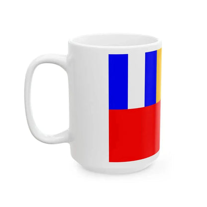 Praha-Sterboholy flag (Czech Republic) White Coffee Mug - Go Mug Yourself
