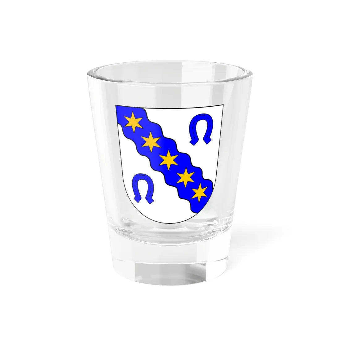 Praha-Velka Chuchle CoA (Czech Republic) (Coat of Arms) Shot Glass 1.5oz 1.5oz - Go Mug Yourself