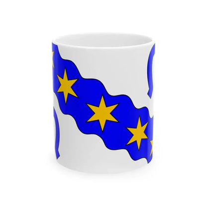 Praha-Velka Chuchle flag (Czech Republic) White Coffee Mug 11oz - Go Mug Yourself