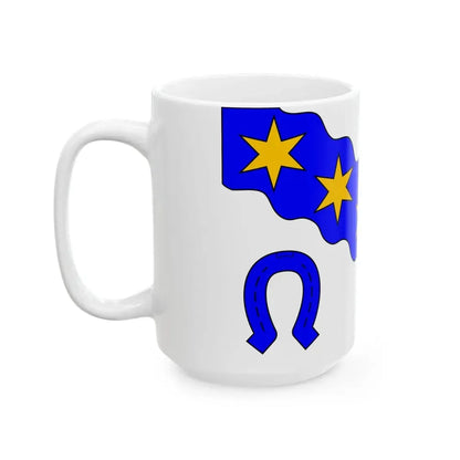 Praha-Velka Chuchle flag (Czech Republic) White Coffee Mug - Go Mug Yourself