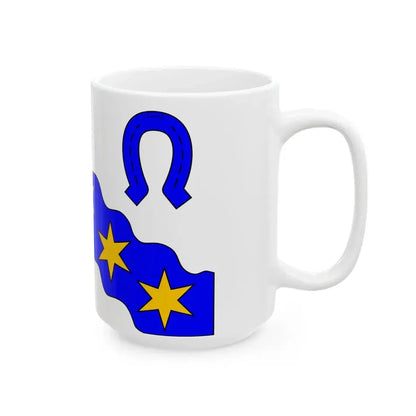 Praha-Velka Chuchle flag (Czech Republic) White Coffee Mug - Go Mug Yourself