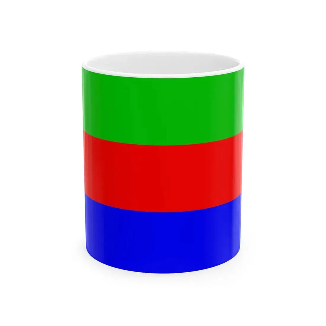 Praha-Zbraslav flag (Czech Republic) White Coffee Mug 11oz - Go Mug Yourself