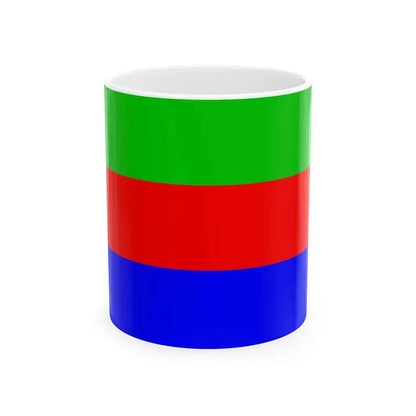 Praha-Zbraslav flag (Czech Republic) White Coffee Mug 11oz - Go Mug Yourself