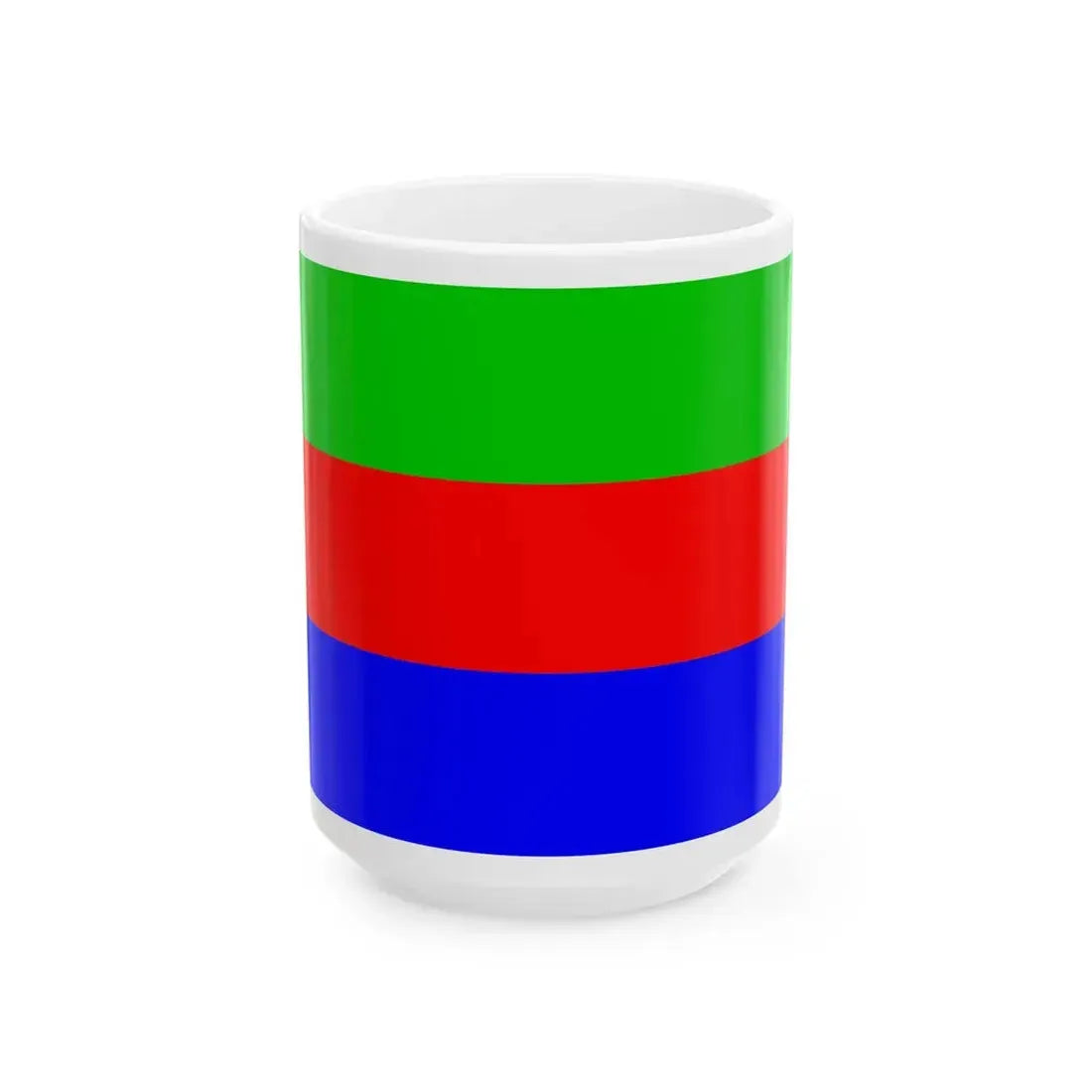 Praha-Zbraslav flag (Czech Republic) White Coffee Mug 15oz - Go Mug Yourself