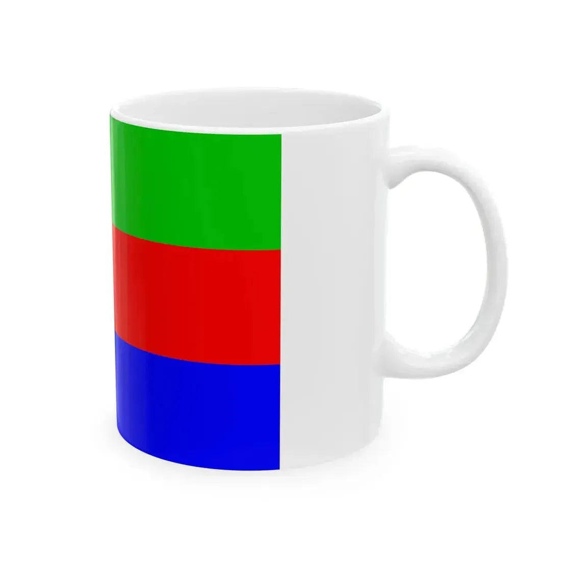 Praha-Zbraslav flag (Czech Republic) White Coffee Mug - Go Mug Yourself