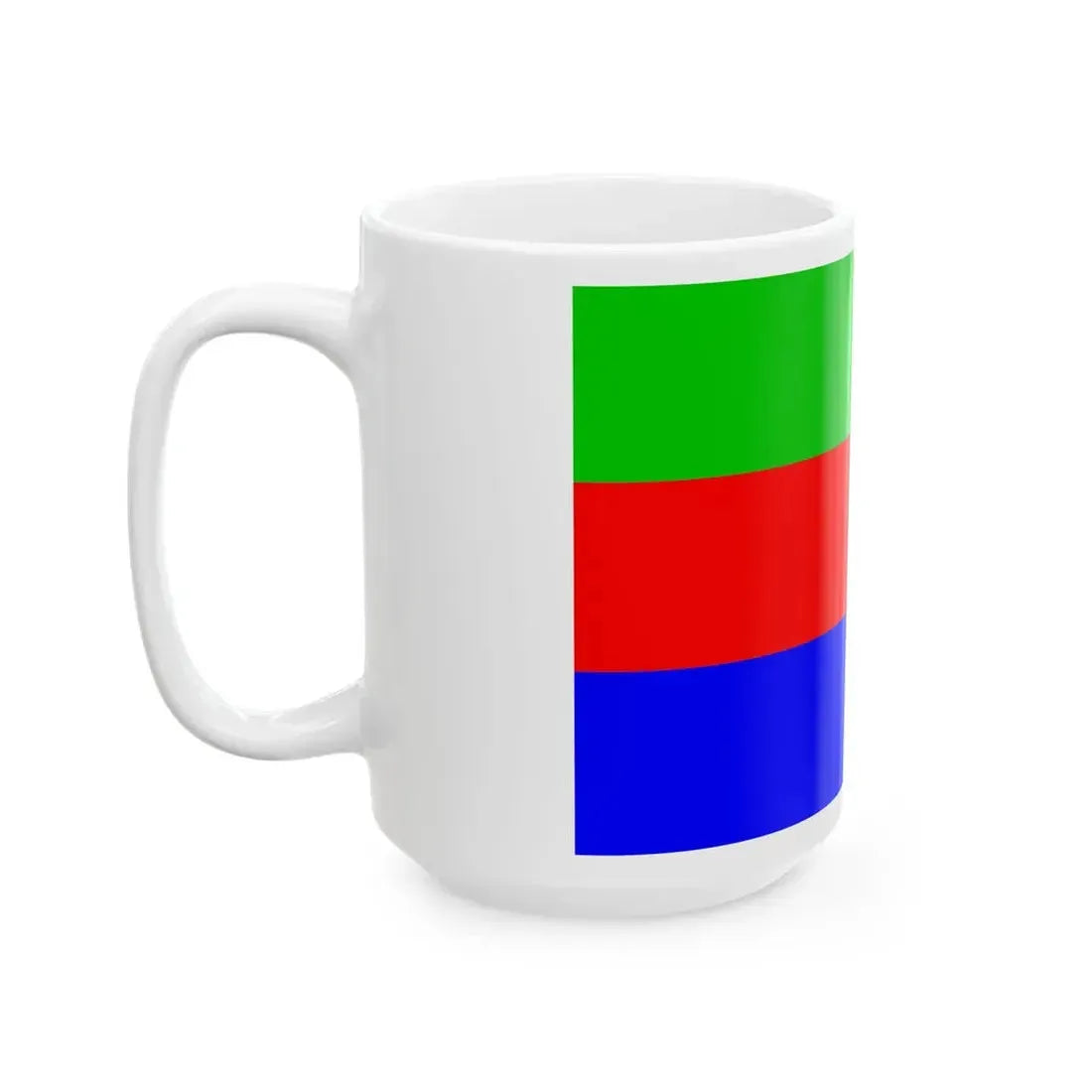 Praha-Zbraslav flag (Czech Republic) White Coffee Mug - Go Mug Yourself