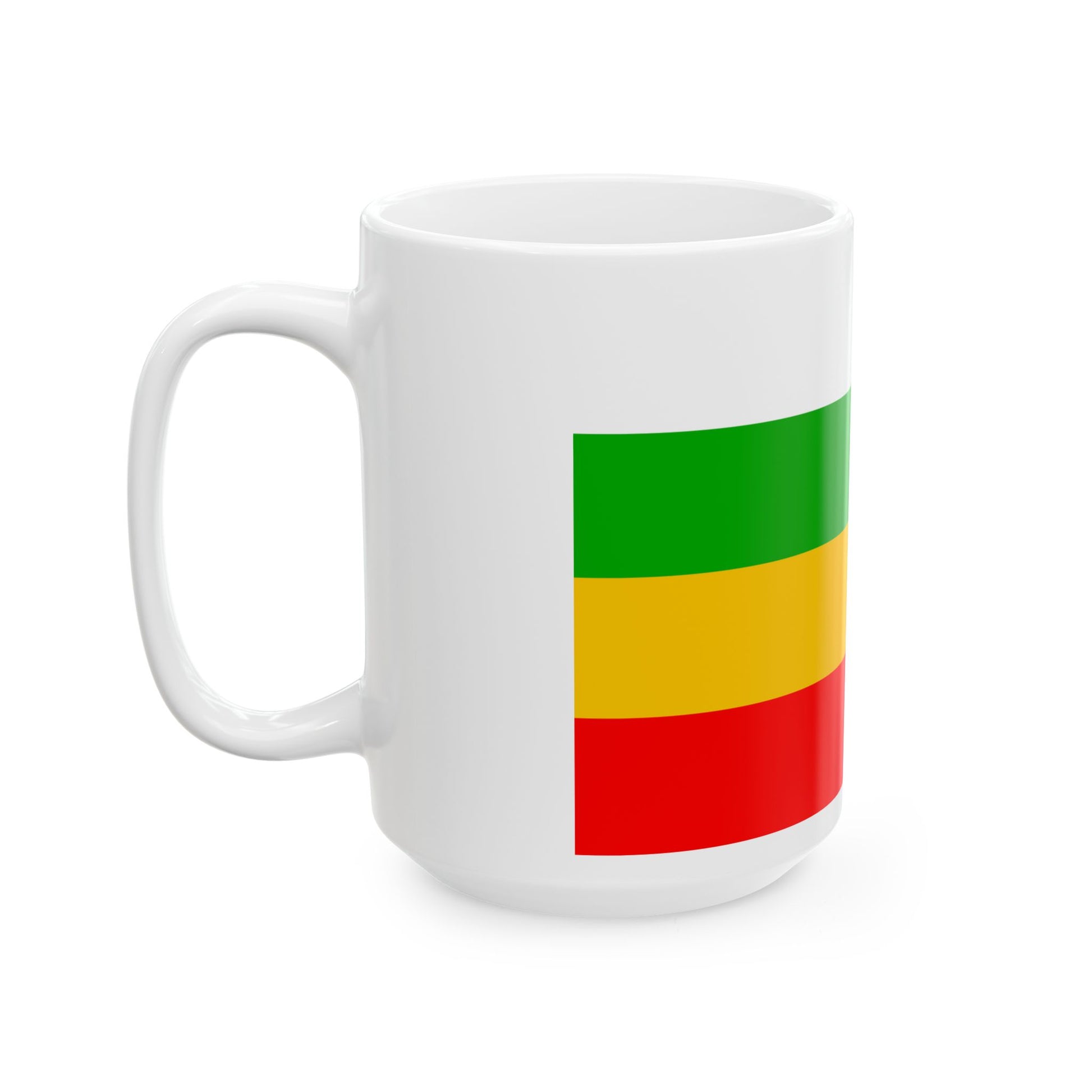 Praha-Zlicin flag (Czech Republic) White Coffee Mug-Go Mug Yourself