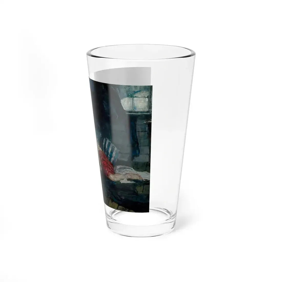 Prairie Drama, story illustration, 1924 (Magazine Illustration) Pint Glass 16oz - Go Mug Yourself