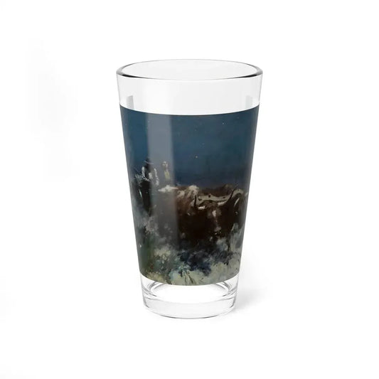 Prairie Homesteaders Coming Home, 1909 (Magazine Illustration) Pint Glass 16oz 16oz - Go Mug Yourself