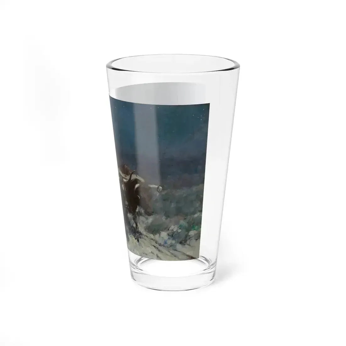 Prairie Homesteaders Coming Home, 1909 (Magazine Illustration) Pint Glass 16oz - Go Mug Yourself