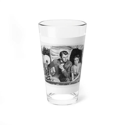 Prairie Schooner, 1957 (Magazine Illustration) Pint Glass 16oz-16oz-Go Mug Yourself