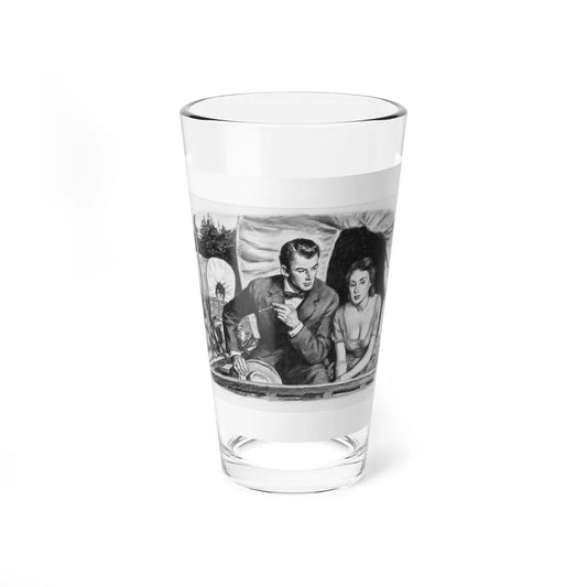 Prairie Schooner, 1957 (Magazine Illustration) Pint Glass 16oz-16oz-Go Mug Yourself