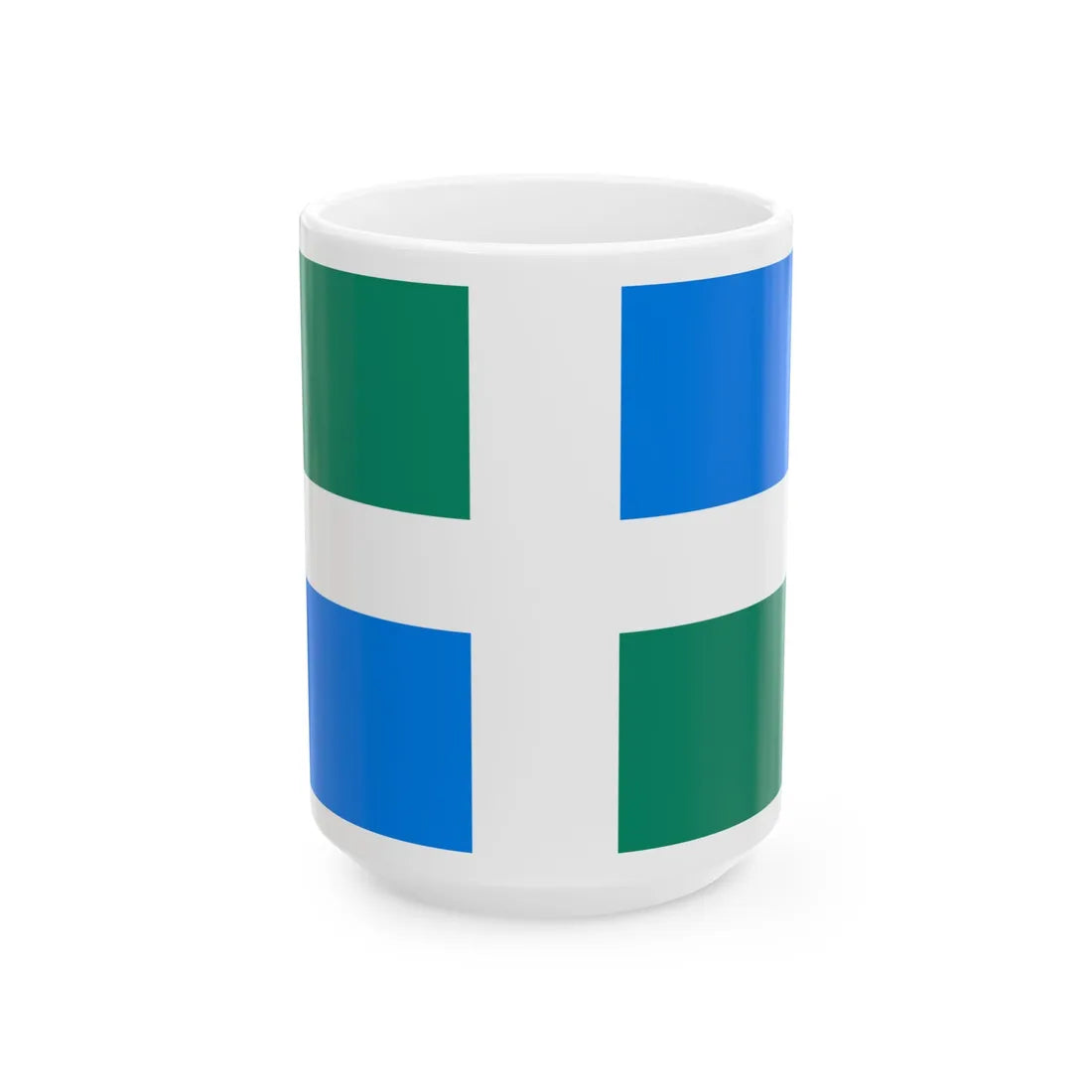 Prapor Cabaniv (Ukraine) White Coffee Mug 15oz - Go Mug Yourself