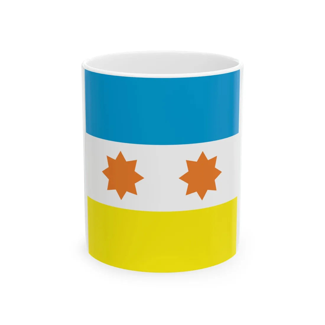 Prapor Cornobaivky (Ukraine) White Coffee Mug 11oz - Go Mug Yourself