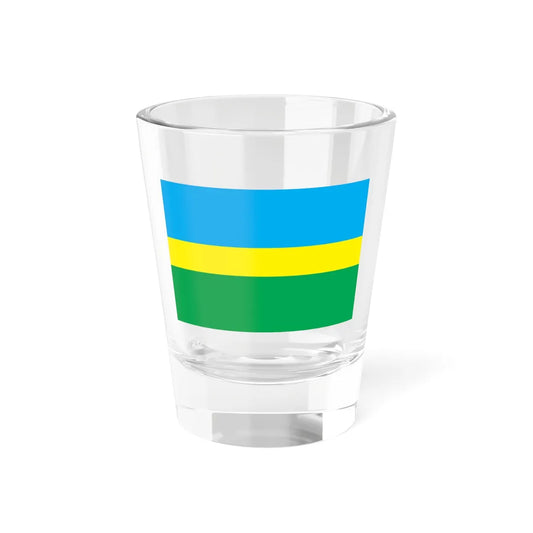 Prapor Korolivky Bucansky raon (Ukraine) Shot Glass 1.5oz 1.5oz - Go Mug Yourself