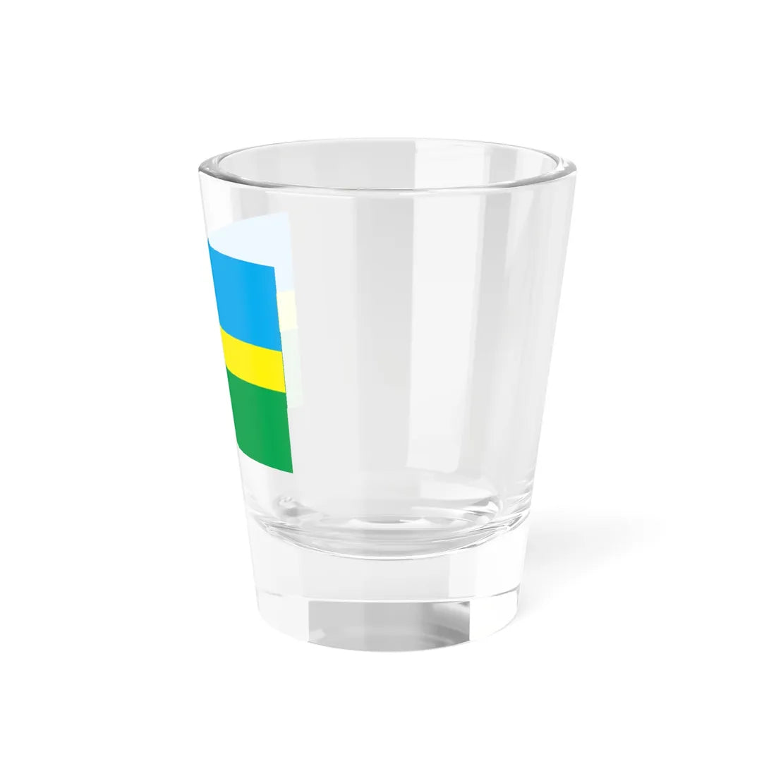 Prapor Korolivky Bucansky raon (Ukraine) Shot Glass 1.5oz - Go Mug Yourself
