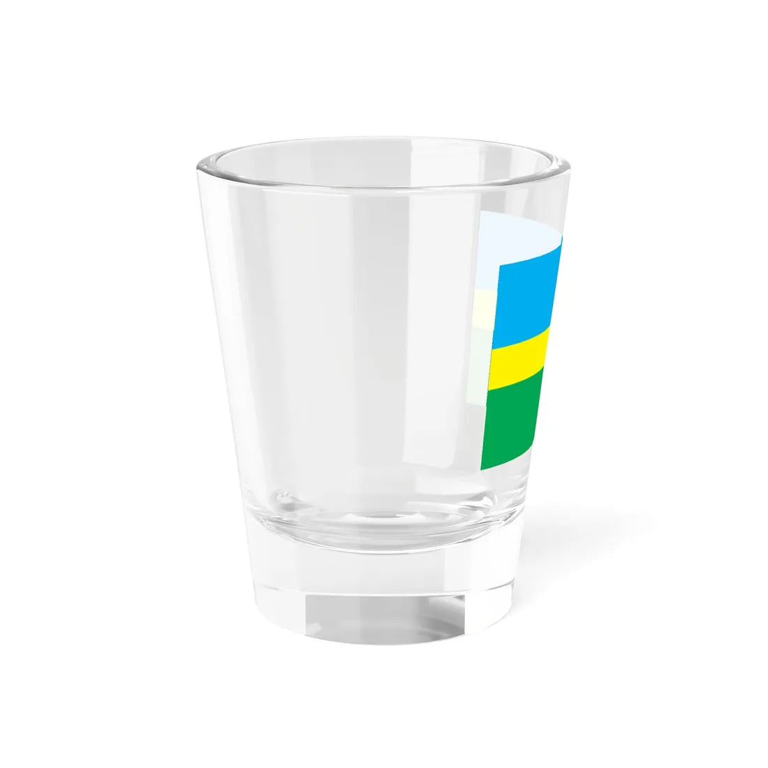 Prapor Korolivky Bucansky raon (Ukraine) Shot Glass 1.5oz - Go Mug Yourself