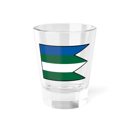 Pravotice Banovce Nad Bebravou Flag (Slovakia) Shot Glass 1.5oz 1.5oz - Go Mug Yourself