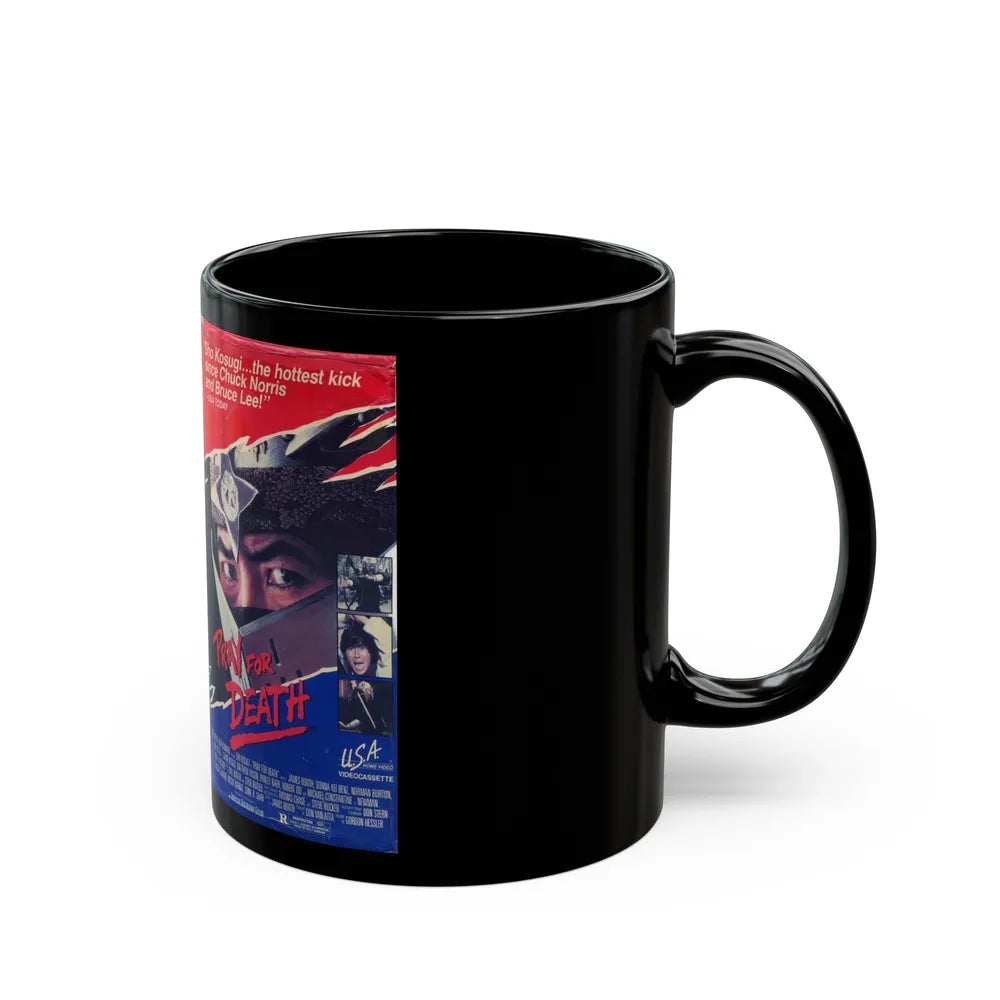 PRAY FOR DEATH (VHS COVER) - Black Coffee Mug-Go Mug Yourself