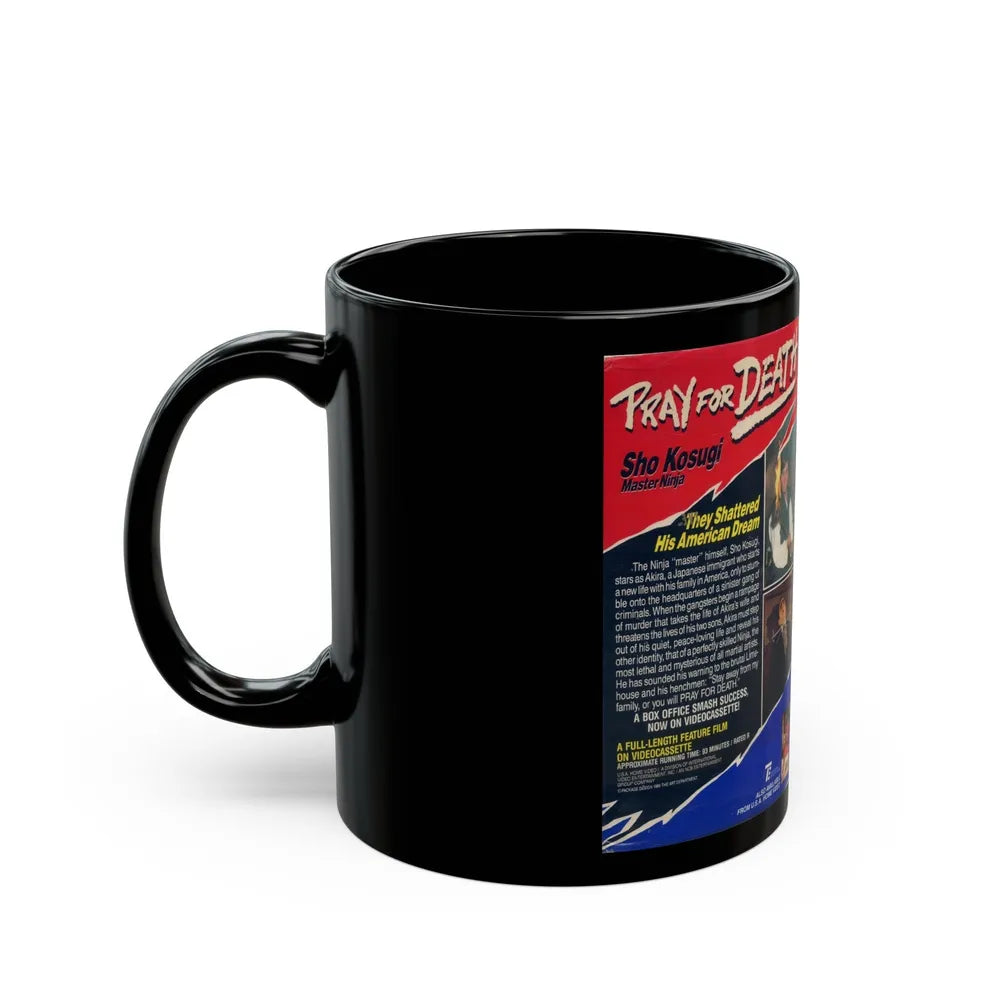 PRAY FOR DEATH (VHS COVER) - Black Coffee Mug-Go Mug Yourself